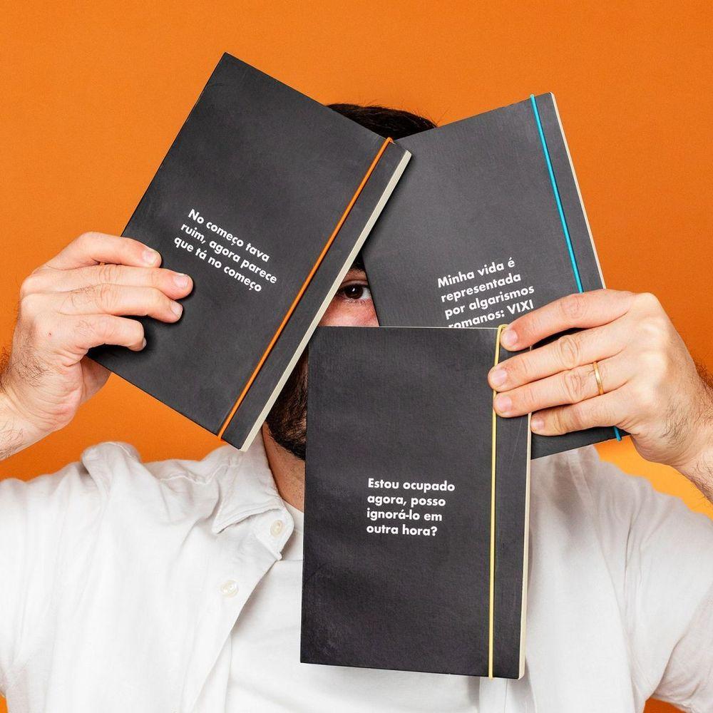 Caderno Amarguinhos Opinião For Pizza - 4