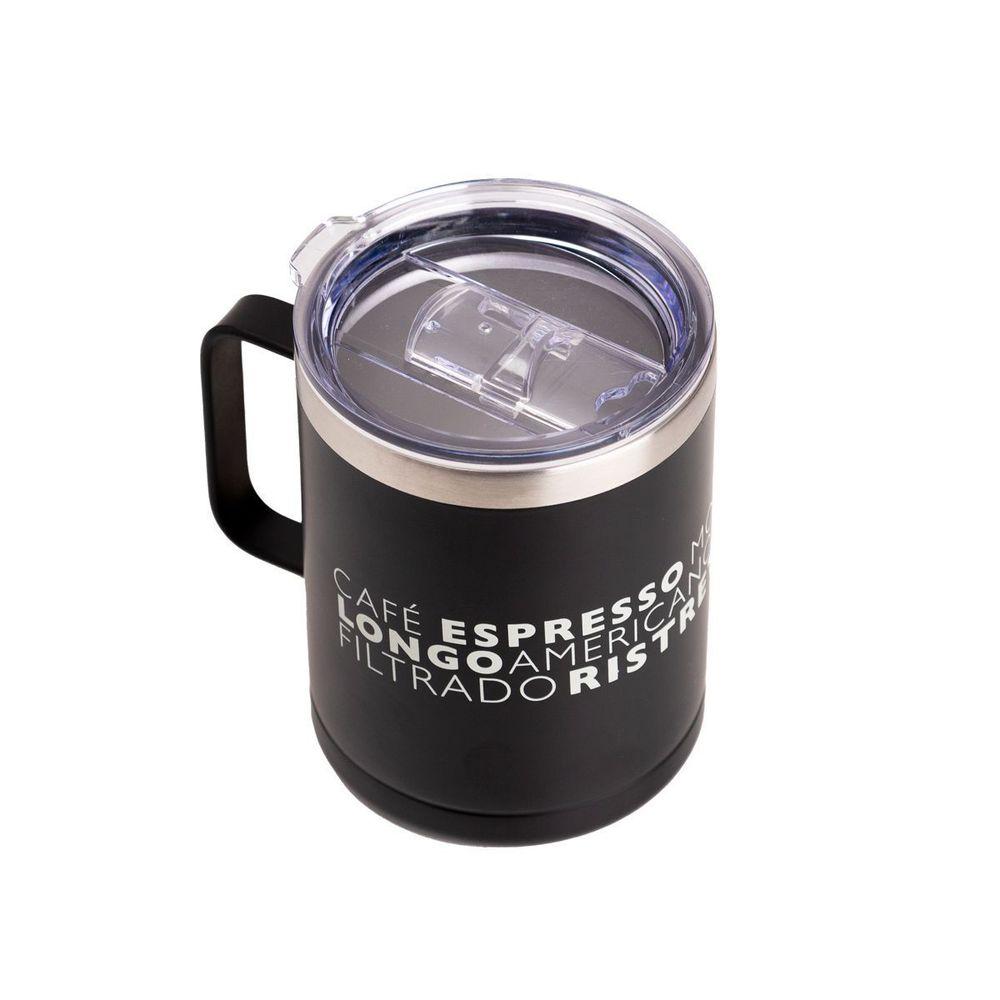 Caneca Térmica Com Tampa Estilos Cafés - 1