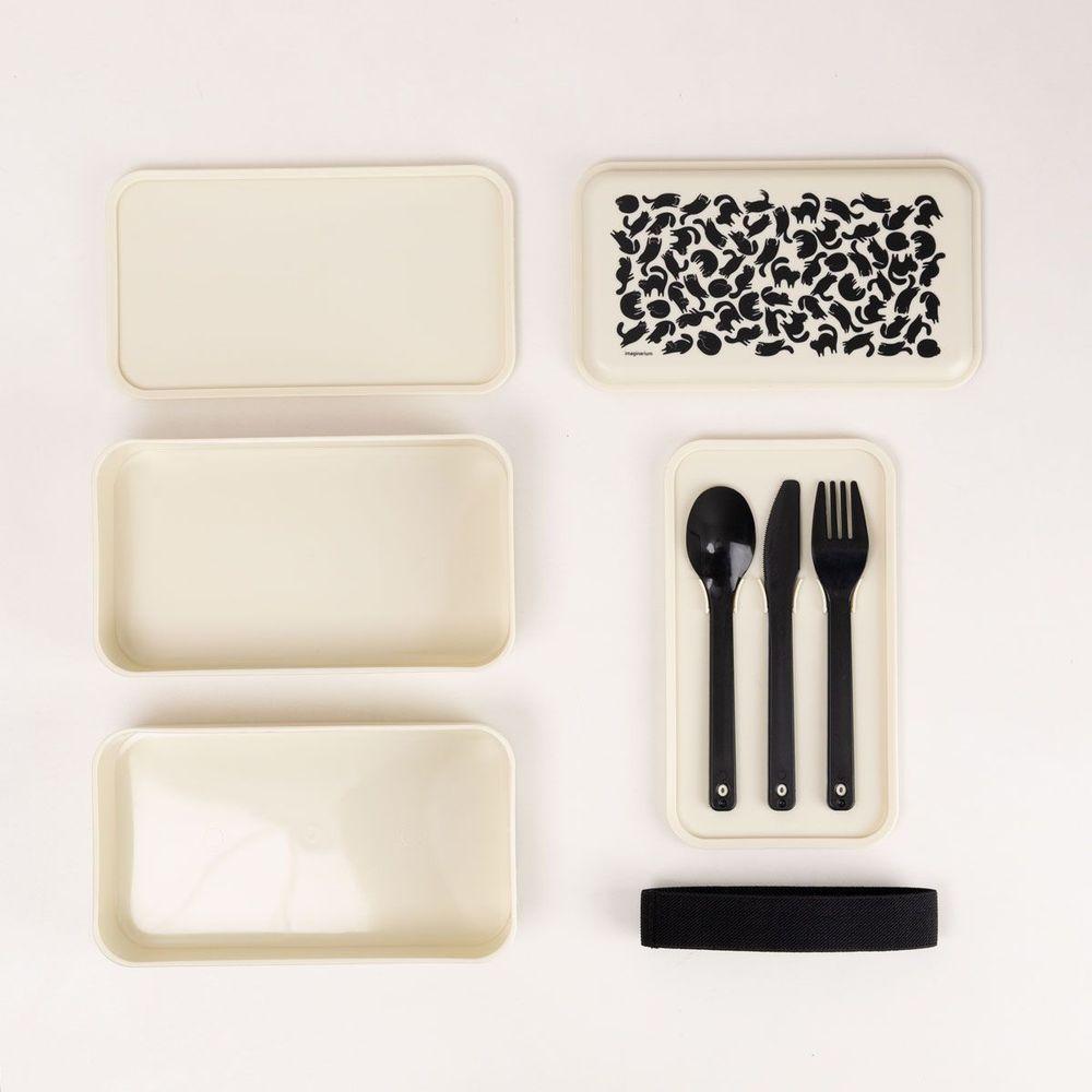 Marmita Com Talheres Gatinhos - 3