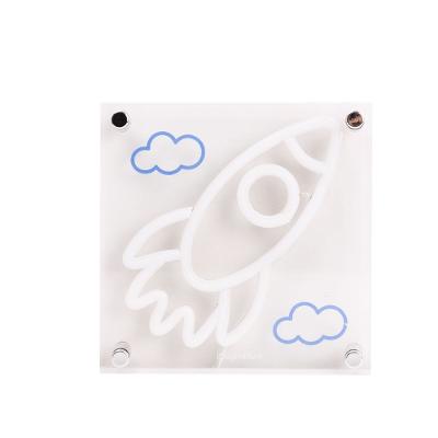 Luminária Acrílico Foguete