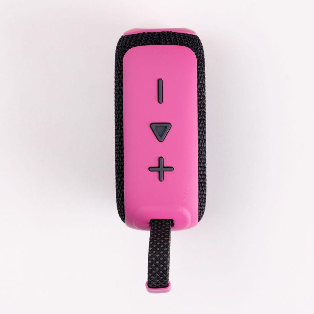 Caixa de Som Portátil Com Alça Rosa - 5