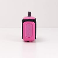 Caixa de Som Portátil Com Alça Rosa