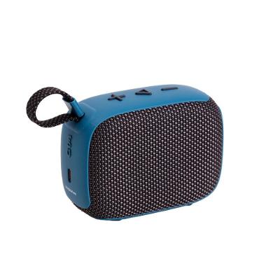 Caixa de Som Portátil Com Alça Azul