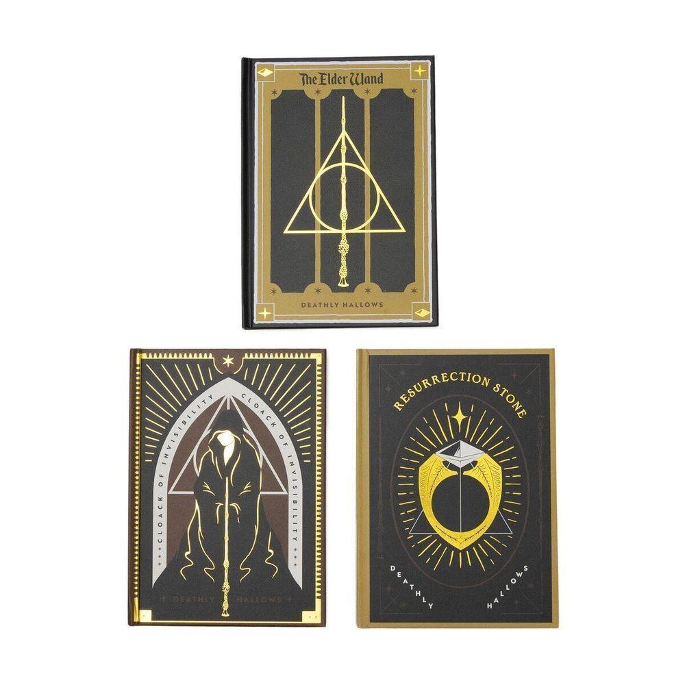 Kit Com 3 Cadernos Hp Relíquias Da Morte - 1