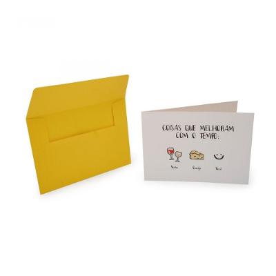 Cartão Aniversário Melhoram Com O Tempo