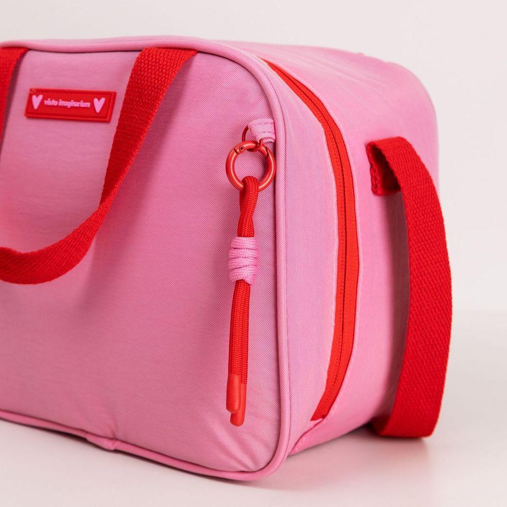 Bolsa Térmica Midi Rosa e Vermelha - 3