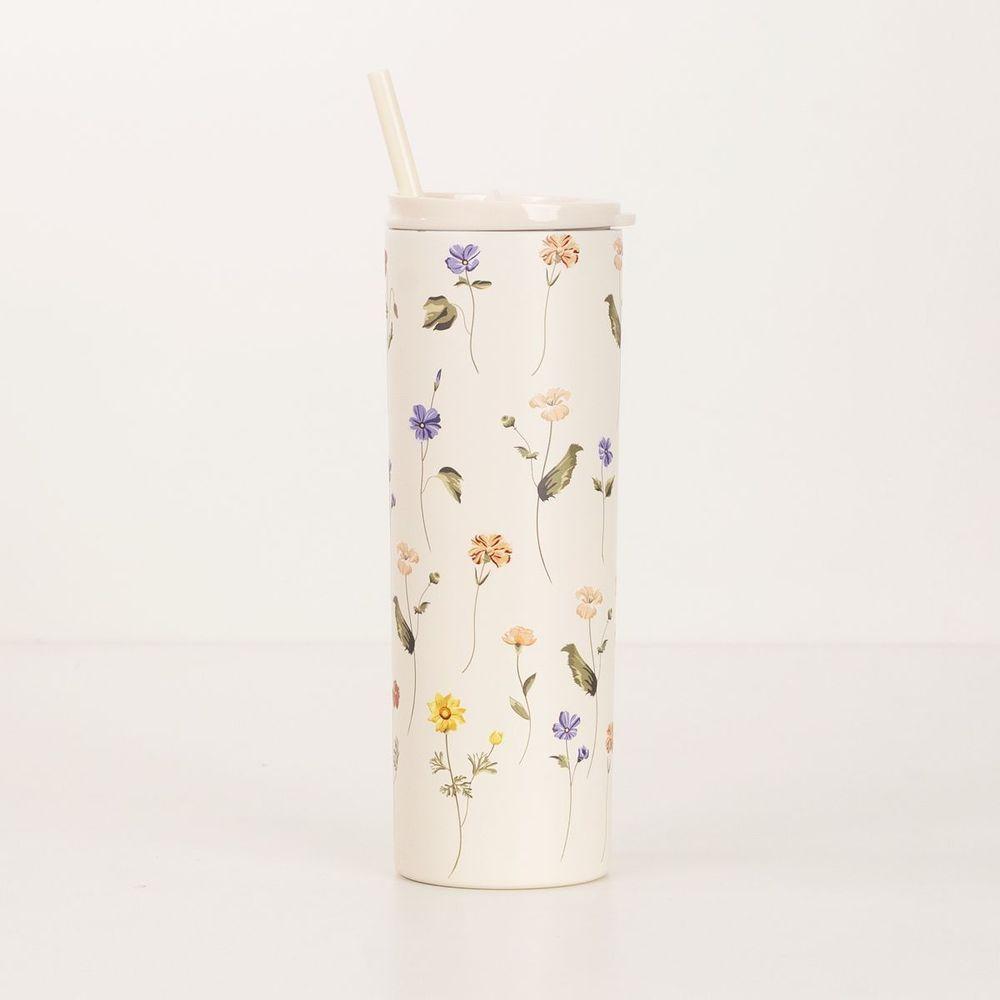 Copo Térmico Com Canudo Botânica - 2