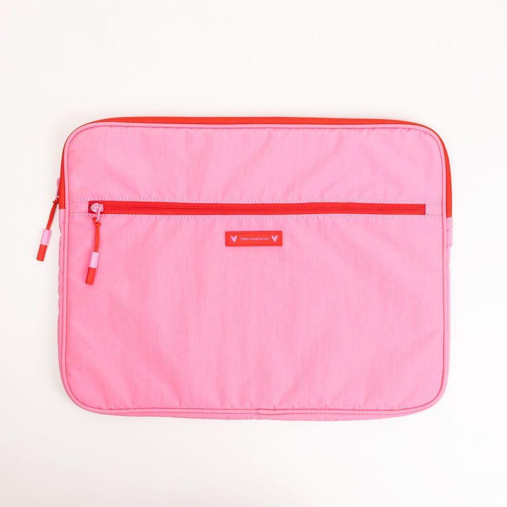 Capa de Notebook 15 Rosa e Vermelha - 1