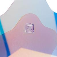 Espelho Com Moldura Holografica Flor - 3