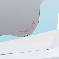 Espelho Com Moldura Holografica Flor - 5