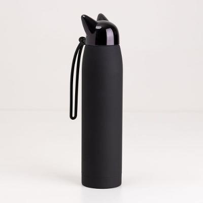 Garrafa Térmica Com Alça Gato Preto
