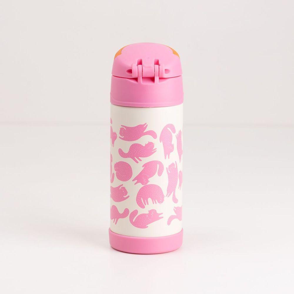 Garrafa Térmica Com Canudo Gatinhos - 4