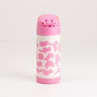 Garrafa Térmica Com Canudo Gatinhos