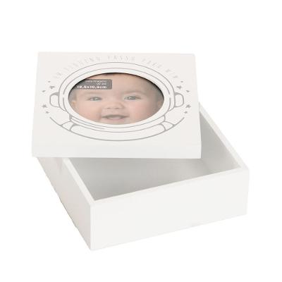 Porta-Retrato Registro Pé Do Bebê Na Lua