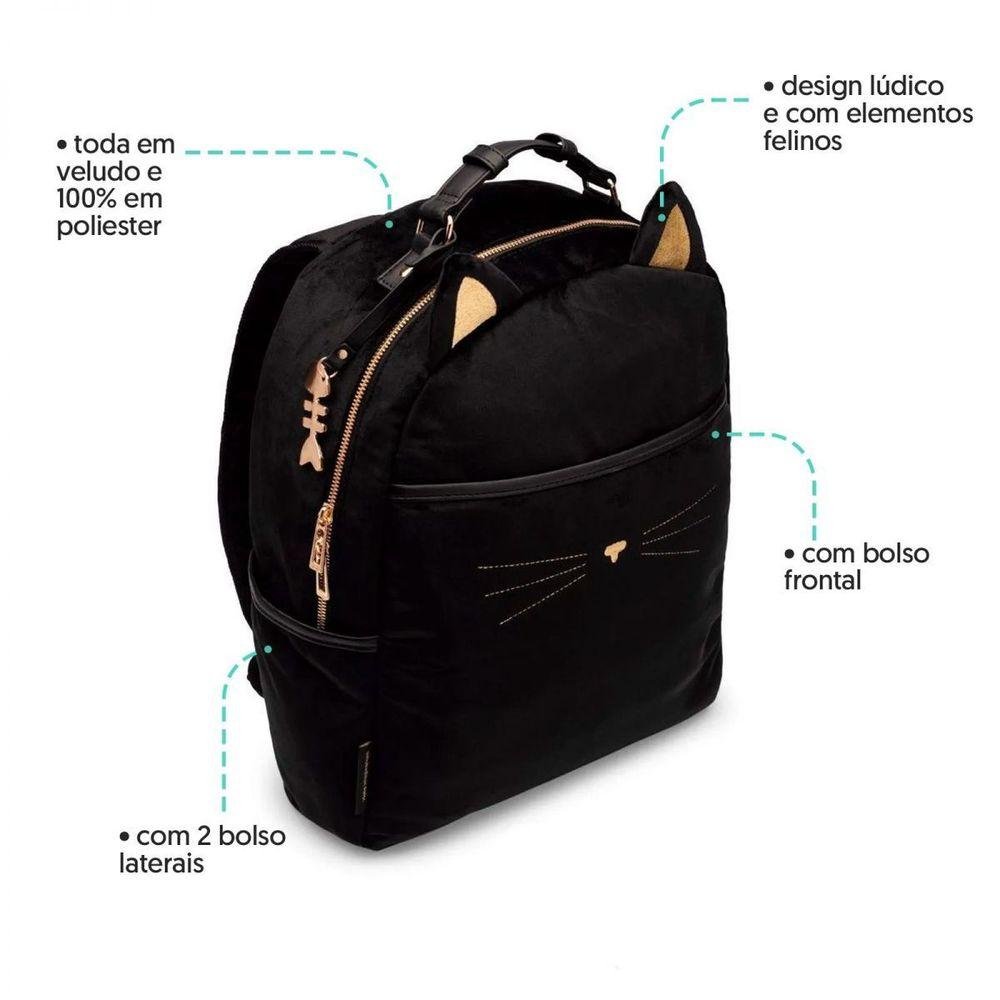 Mochila Laptop Gato Preto - 6