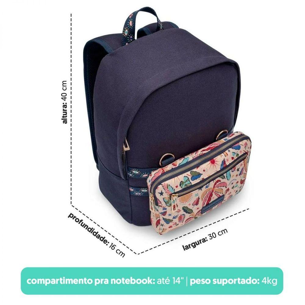 Mochila Com Bolsa Removível Seu Tempo - 10