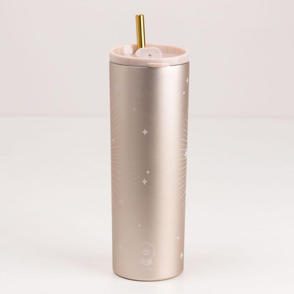 Copo Termico Com Canudo Estrelas - 2