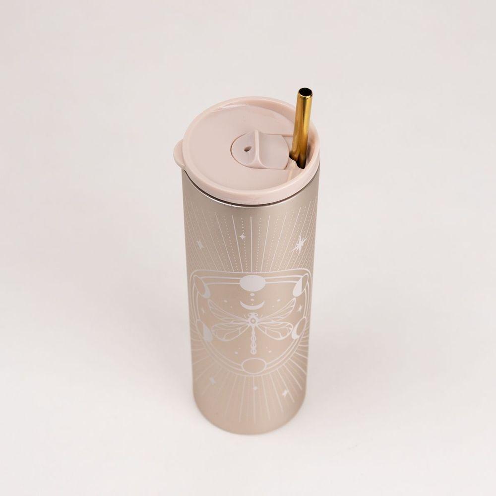 Copo Termico Com Canudo Estrelas - 4