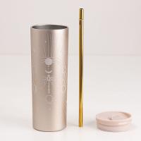 Copo Termico Com Canudo Estrelas - 3