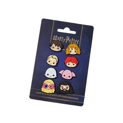 Cartela Adesivo Harry Potter Personagens