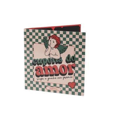 Cartão Raspadinha Cupons Do Amor
