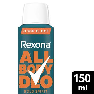 Desodorante Corporal Rexona Aerosol All Body Deo Bolt Spirit 150ml
