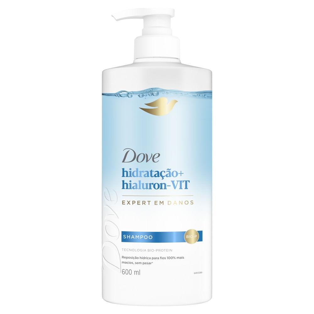 Shampoo Dove Hidratação + Hialuron-VIT 600ml - 1