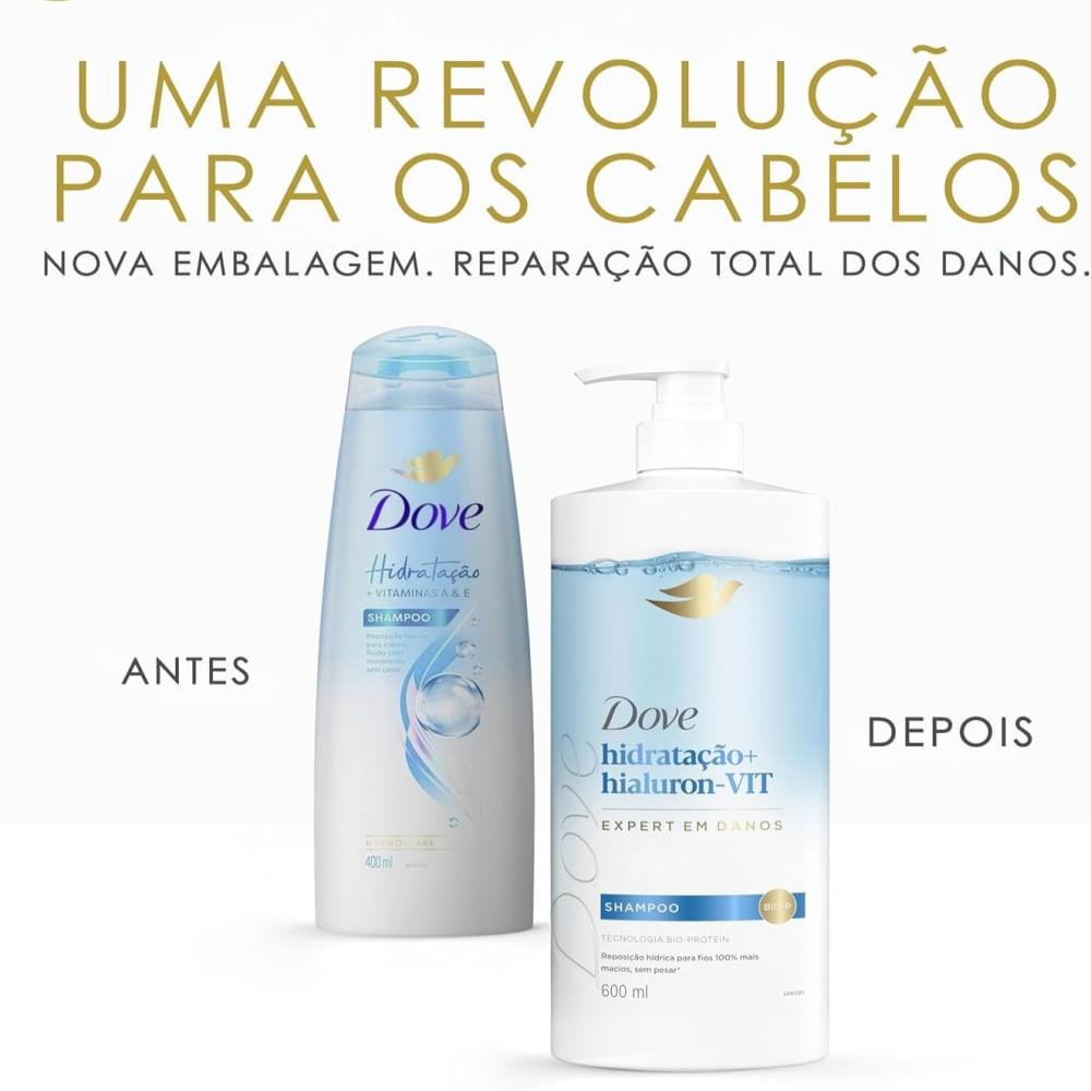 Shampoo Dove Hidratação + Hialuron-VIT 600ml - 7