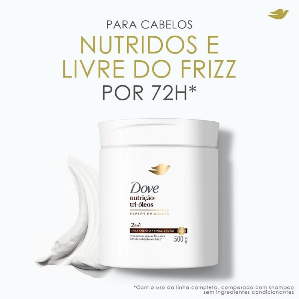 Máscara Cápilar Dove 2em1 Nutrição + Tri-óleos 500g - 4