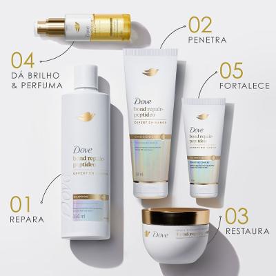 Shampoo Dove Bond Intense Repair +Peptideo Complex 350ml