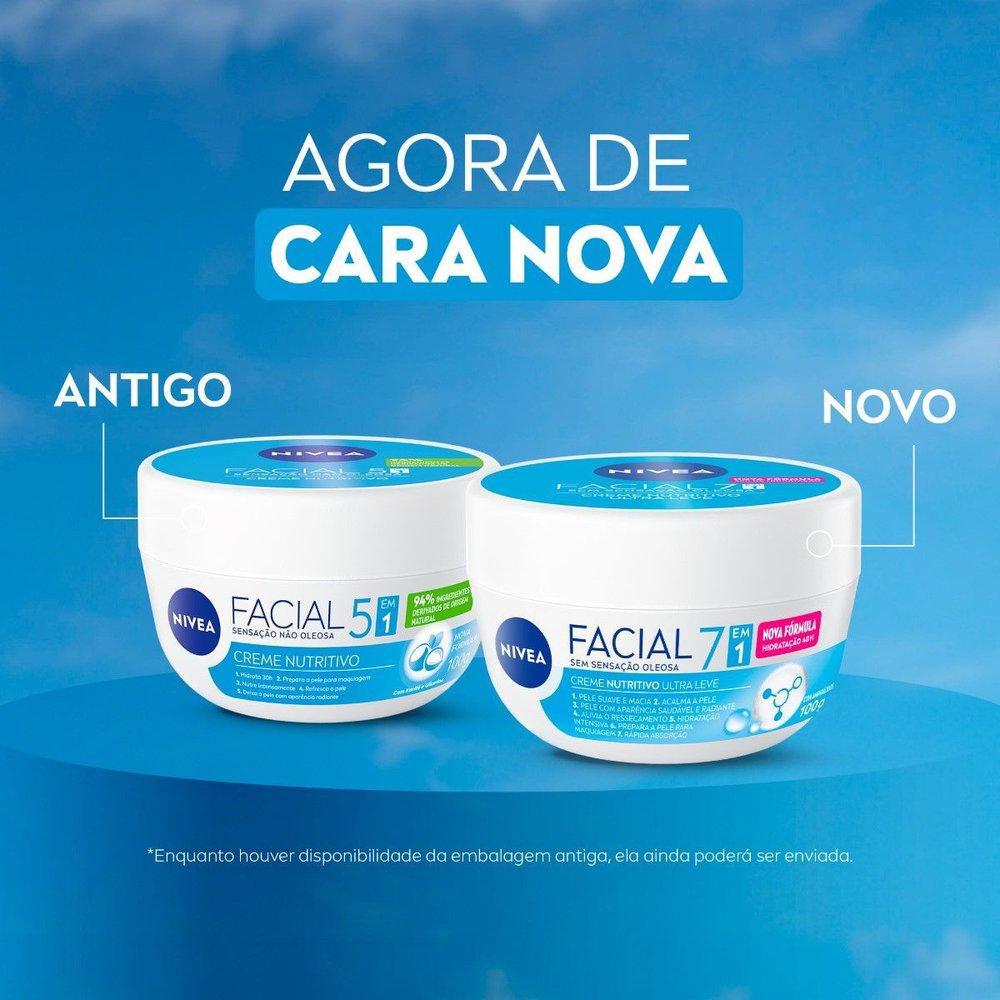 Hidratante Facial em Gel 7 em 1 Nivea 100g - 2