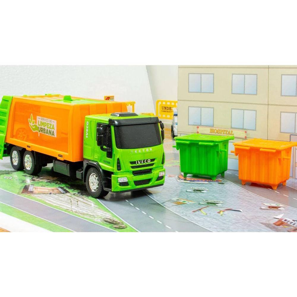 Brinquedo Caminhão Usual Tecto Coletor Iveco - 2