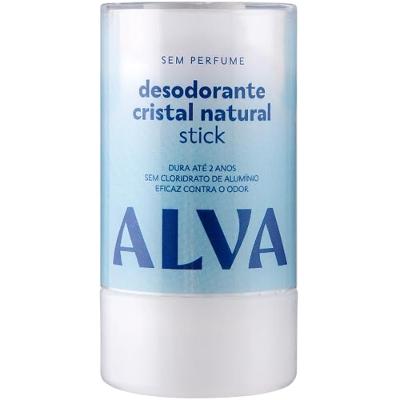 Desodorante Alva Stick Sem Perfume Cristal Natural 120g