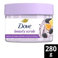 Sabonete Esfoliante Dove Beauty Scrub Amora e Frutas Cítricas 280g - 1
