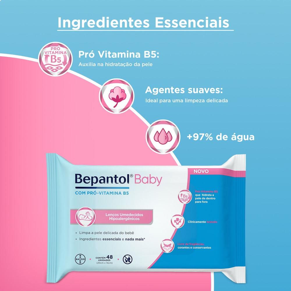 Lenço Umedecido Bepantol Baby 48 unidades - 4