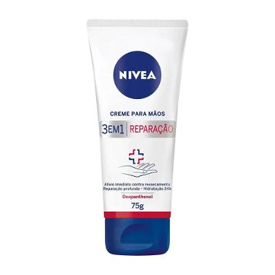 Creme Hidratante Para Mãos Nivea 3 em 1 Reparação 75g