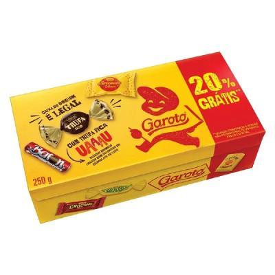 Caixa de Bombom Garoto 250g