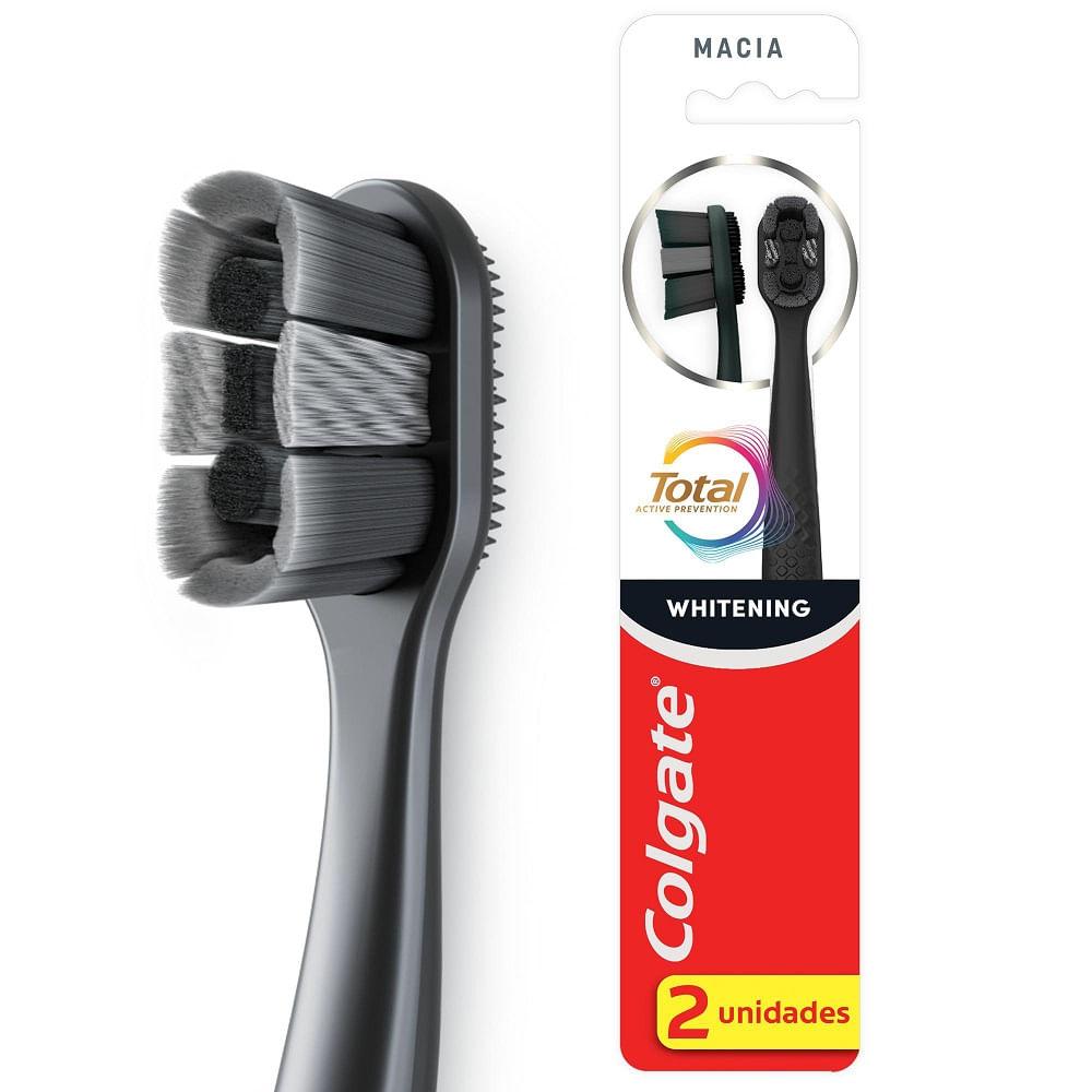 Escova De Dente Colgate Total Whitening Restore Macia 2 Unidades - 1