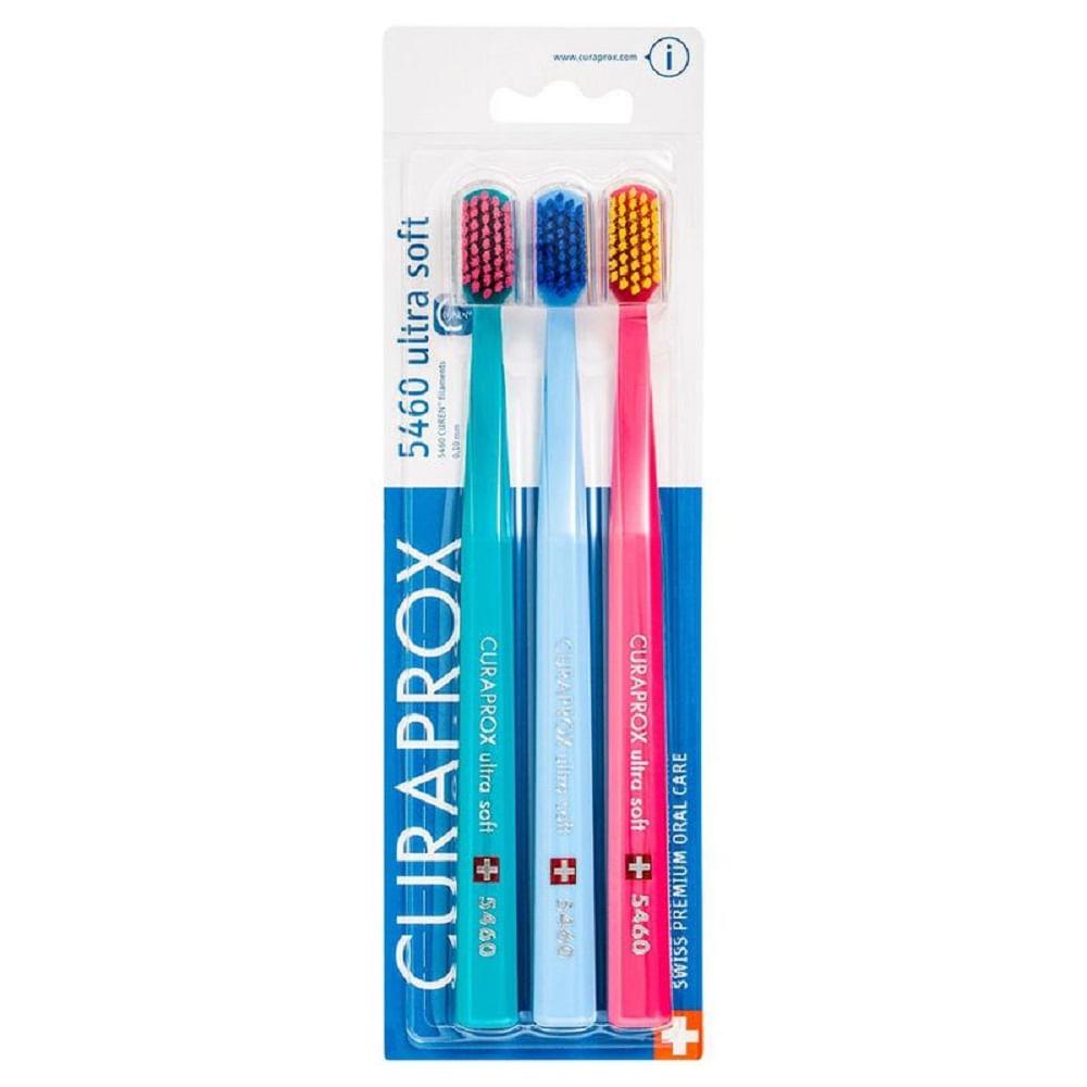 Escova de Dente Curaprox Ultra Soft com 3 Unidades - CS 5460T - 3