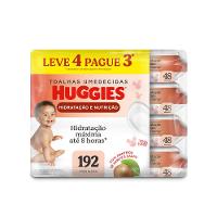 Lenços Umedecidos Huggies Hidratação e Nutrição 4x 48 Unidades - 1