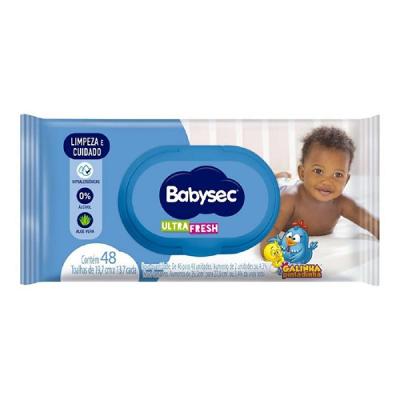 Toalhas Umedecidas Babysec Ultrafresh Galinha Pintadinha 48 Unidades