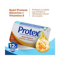 Kit Sabonete em Barra Protex Nutri Protect 3 Unidades 85g Cada