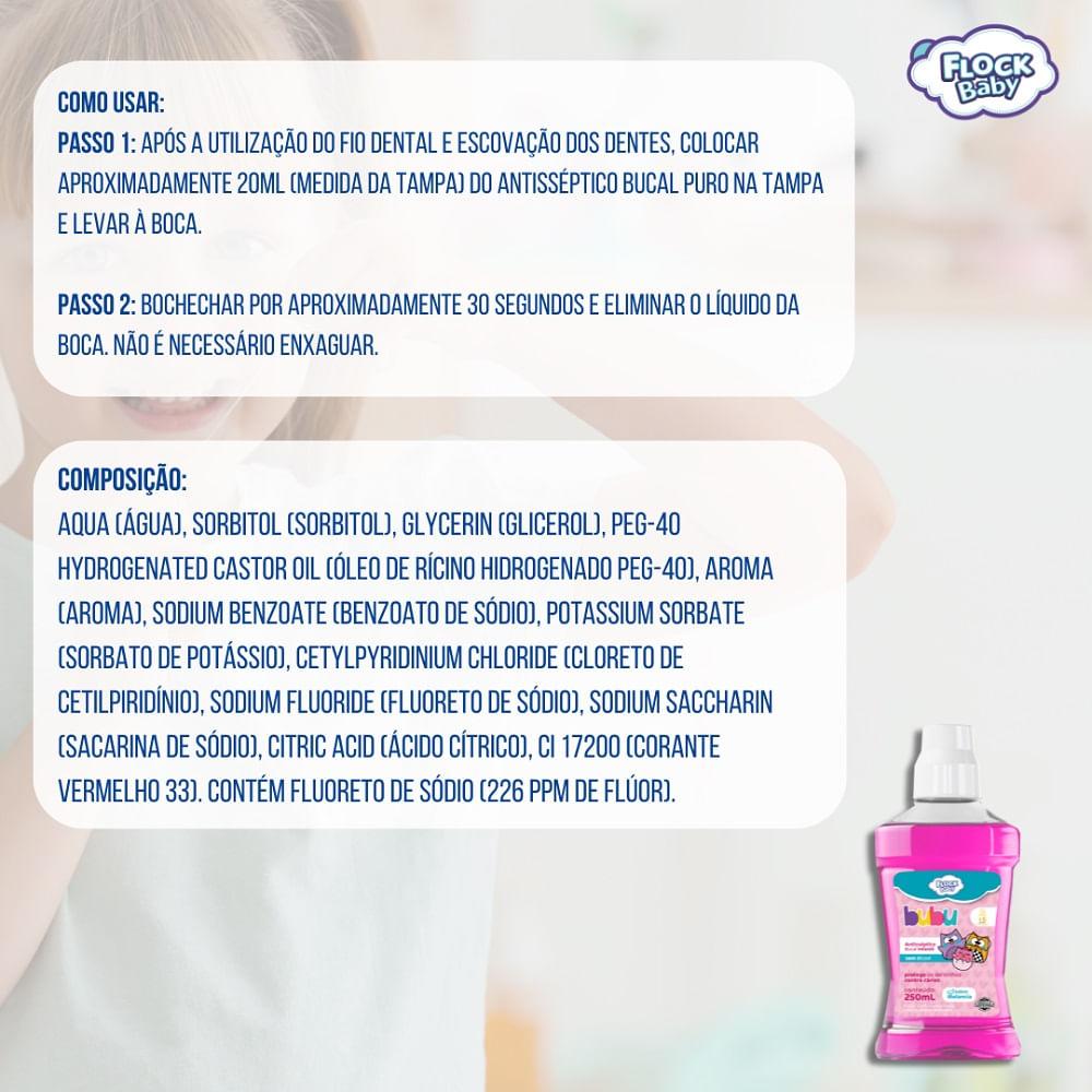 Solução Bocal Flock Baby Bubu Melancia 250ml - 3