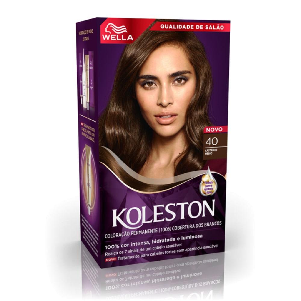 Tintura Koleston 40 Castanho Médio - 2
