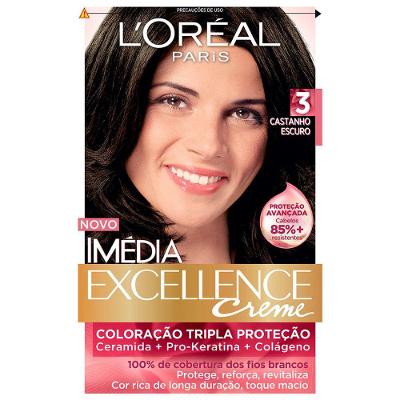 Tintura Imédia Exellence 3.0 Castanho Escuro