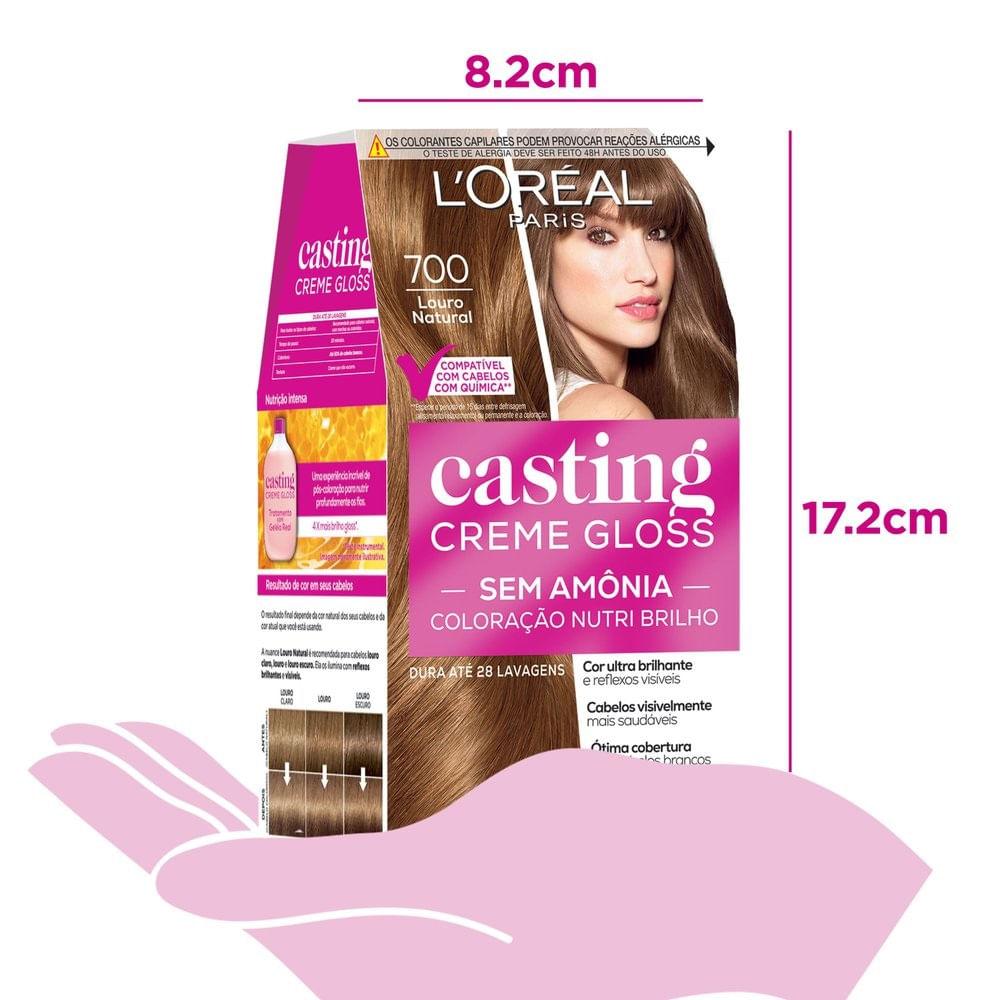 Tintura Casting gloss 700 louro natural - 8