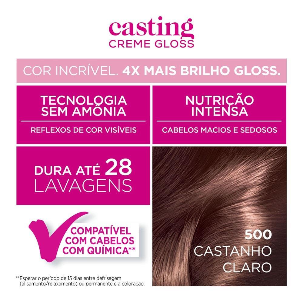 Tintura casting gloss 500 castanho claro - 1
