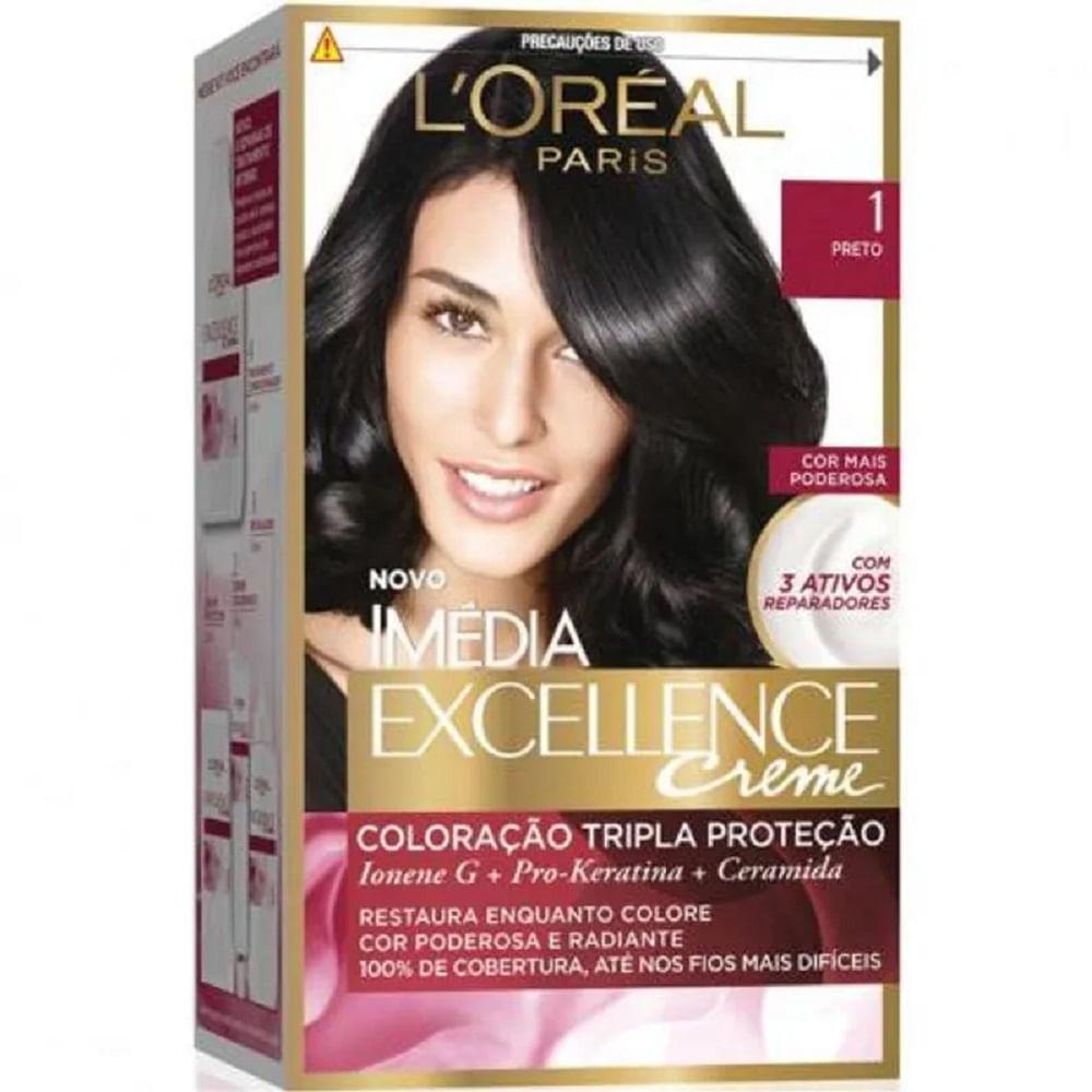 Tintura Imédia Excellence 1.0 Preto - 1