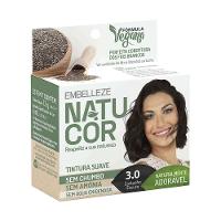 Tintura Natucor 3.0 Castanho Escuro 12g - 1