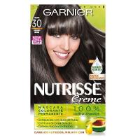 Tintura Garnier Nutrisse 30 Grafite Castanho Escuro - 1